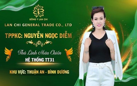 Nguyễn Ngọc Diễm – Top 1 nhà lãnh đạo xuất sắc Đông Y Lan Chi